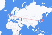 Flyreiser fra Tokyo, Japan til Kirmington, England