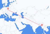 Flights from Bagan, Myanmar (Burma) to Katowice, Poland
