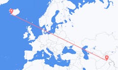 Flyg från Chitral, Pakistan till Reykjavík, Island