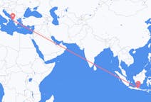 Рейсы из Сурабаи, Индонезия на Корфу, Греция