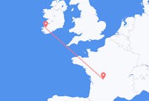 Flyrejser fra Killorglin, Irland til Limoges, Frankrig