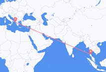 Flights from Surat Thani Province, Thailand to Corfu, Greece
