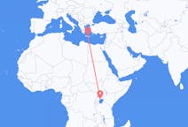 Flyrejser fra Entebbe, Uganda til Iraklio, Grækenland