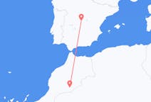 出发地 摩洛哥出发地 扎戈拉目的地 西班牙马德里的航班