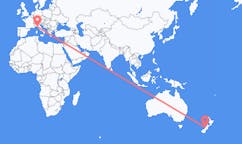 Vluchten van Hokitika, Nieuw-Zeeland naar Pisa, Italië
