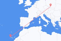 Flights from Santa Cruz de La Palma, Spain to Katowice, Poland
