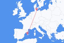 Flights from Palma de Mallorca, Spain to Lubeck, Germany