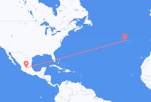 Flyreiser fra León, Mexico til Horta, Azorene, Portugal