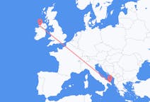Flights from Brindisi, Italy to Donegal, Ireland