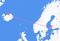 Flyrejser fra Akureyri til Turku