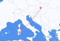 Flyreiser fra Budapest, Ungarn til Cagliari, Italia
