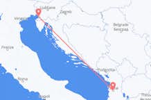 Flyrejser fra Trieste til Tirana
