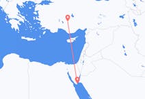 Vluchten van Sharm el-Sheikh naar Konya