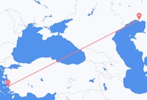 Flyreiser fra Atyrau, Kasakhstan til Samos, Hellas