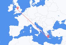 Flights from Chania in Greece to Birmingham in England