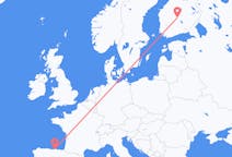 Flights from Jyväskylä, Finland to Santander, Spain