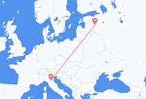 Flights from Pskov, Russia to Bologna, Italy