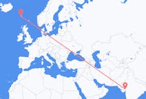Flyg från Ahmedabad, Indien till Sørvágur, Färöarna
