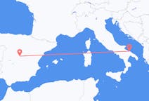 Flyrejser fra Madrid, Spanien til Bari, Italien