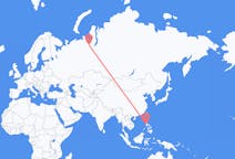 Flights from Manila, Philippines to Salekhard, Russia