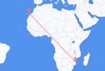 Рейсы из Виланкуло, Мозамбик в Ажуй, Испания