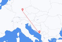 Flyg från Tivat, Montenegro till Nürnberg, Tyskland