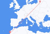 Flights from Agadir, Morocco to Kaunas, Lithuania