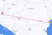Flights from Zagreb to Constanta