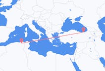 出发地 阿尔及利亚出发地 君士坦丁目的地 土耳其特拉布宗的航班