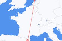 Flyreiser fra Barcelona, til Amsterdam