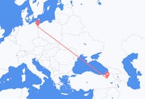 Flights from Erzurum, Turkey to Szczecin, Poland