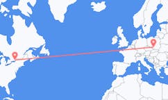 Flyrejser fra Kingston, Canada til Katowice, Polen