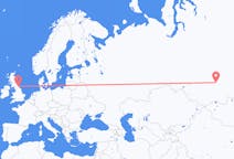 Flights from Krasnoyarsk, Russia to Newcastle upon Tyne, the United Kingdom