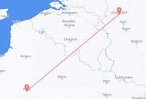 Flyg från Düsseldorf, Tyskland till Paris, Frankrike