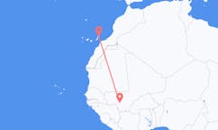 Flyg från Bamako, Mali till Lanzarote, Spanien