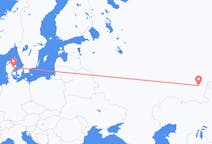 Flights from Magnitogorsk, Russia to Aarhus, Denmark