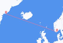 Flyg från Kristiansand, Norge till Kulusuk, Grönland