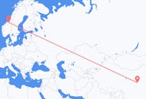 出发地 中国从西安出发目的地 挪威特隆赫姆的航班
