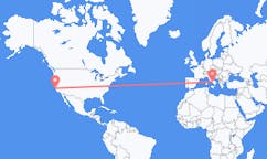 美国出发地 蒙特雷飞往美国目的地 那不勒斯的航班