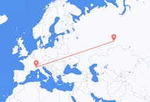 Flights from Tyumen, Russia to Turin, Italy