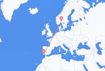 Loty z dystryktu Faro, Portugalia do Oslo, Norwegia