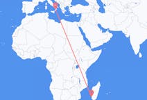 Flyg från Toliara, Madagaskar till Lamezia Terme, Italien