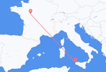 Flights from Trapani to Tours