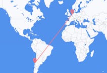 Flyreiser fra Concepción, Chile til Amsterdam, Nederland
