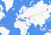 Flights from St George's, Grenada to Yakutsk, Russia