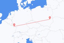Flyg från Lublin till Saarbrücken