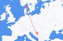 Flights from Aalborg to Sarajevo