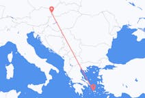 Flights from from Bratislava to Paros