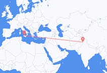 Flyrejser fra Sialkot, Pakistan til Palermo, Italien