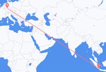 Flyg från Bandar Lampung, Indonesien till Frankfurt, Indonesien